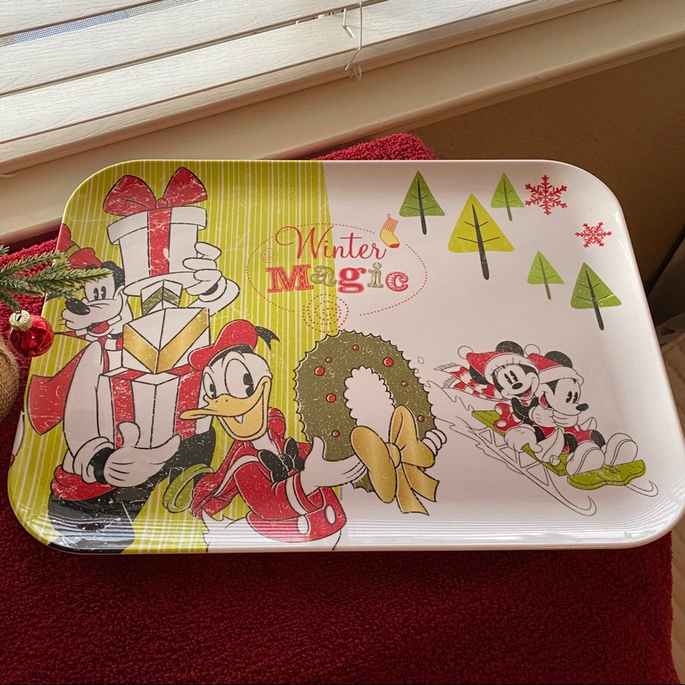 Mickey Mouse and Friends Christmas Tray